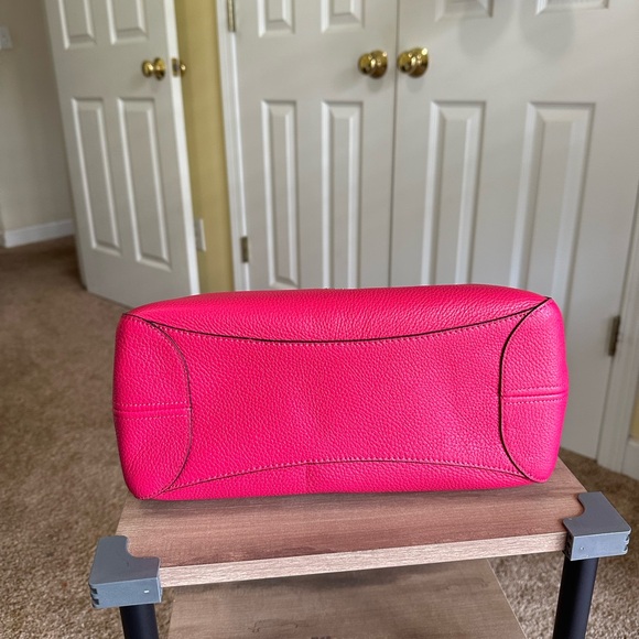 Kate Spade Leila Triple Compartment Shoulder Bag Leather Bright Rose - Picture 7 of 10